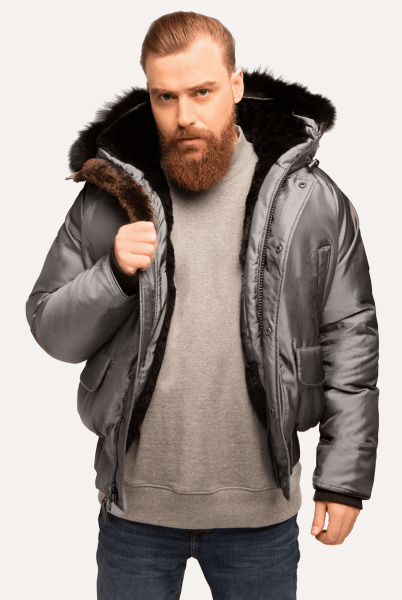 Пуховик Inuvik Bomber Limited (Мужской; M; imperial dark silver)